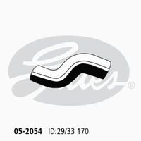 Radiator Hose Lower (From ENG) Gates 05-2054 for Holden Viva JF Hatchback 1.8 Petrol F18D3