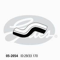 Radiator Hose Lower (From ENG) Gates 05-2054 for Holden Viva JF Wagon 1.8 Petrol F18D3