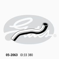 Radiator Hose Lower Gates 05-2063 for NISSAN TIIDA C11 1.8L 2006-2013 PETROL