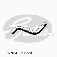 Radiator Hose Lower Gates 05-2064 for HOLDEN BARINA TK 1.6L 2005-2012 PETROL