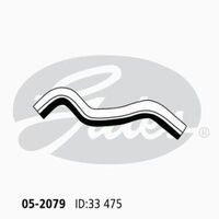 Radiator Hose Upper -08/06 on Gates 05-2079 for Nissan Patrol TY61, GU, Y61 C/Chassis D 4x4 3.0 Diesel-Ti ZD30DDTi