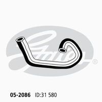 Radiator Hose Lower -09/05 on Gates 05-2086 for Ford Focus LS, LT Sedan 2.0 Petrol A0DA