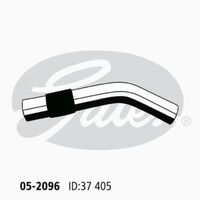 Radiator Hose Upper (from RAD) Gates 05-2096 for Toyota HiAce/Commuter KDH222 Wagon D-4D 2.5 Diesel 2KD-FTV
