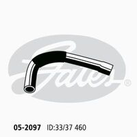 Radiator Hose Upper (from ENG) Gates 05-2097 for Toyota HiAce TRH201,TRH221 Van VVTi 2.7 Petrol 2TR-FE