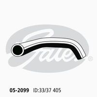 Radiator Hose Lower (from ENG) Gates 05-2099 for Toyota HiAce TRH201,TRH221 Van VVTi 2.7 Petrol 2TR-FE