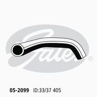 Radiator Hose Lower (from ENG) Gates 05-2099 for Toyota HiAce/Commuter TRH223 Wagon 2.7 Petrol 2TR-FE