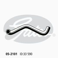 Radiator Hose Lower Gates 05-2101 for Toyota Hilux TGN16 2.7L 2005-2015 Petrol