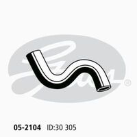 Radiator Hose Upper (From RAD) Gates 05-2104 for Toyota Yaris NCP93 Sedan  1.5 Petrol 1NZ-FE