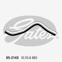 Radiator Hose Lower Gates 05-2143 for KIA CARNIVAL/GRAND CARNIVAL 2.7L 2006-2009 PETROL