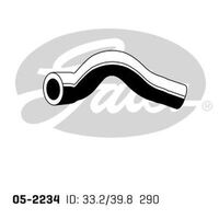 Radiator Hose Lower Gates 05-2234 for NISSAN NAVARA D22 3L 3.3L PETROL