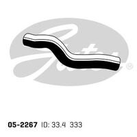 Radiator Hose Upper Gates 05-2267 for Toyota Camry ASV50 Sedan Atara 2.5 Petrol 2AR-FE