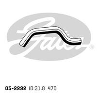 Radiator Hose Upper Gates 05-2292 for Hyundai Tiburon GK Coupe V6 2.7 Petrol G6BA-G