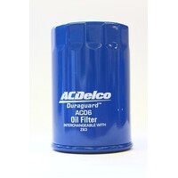 Oil Filter AC06 AcDelco For Audi A4 8E, B6 Sedan 2.0LTP - AL