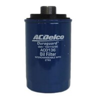 Oil Filter AC0136 AcDelco For Audi A3 8PA Sportback TFSI, Ambition 1.8LTP-T - BZB