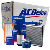 Service Filter Kit Oil Air Fuel Cabin ACK8 AcDelco For Ford Ranger PX Ute TDdi 2.2LTD - P4AT