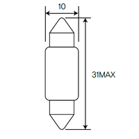 Bulb, reading light Acdelco AC6411F For KIA SOUL 2014-2019 Petrol PS 2L