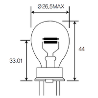 Bulb, indicator,Bulb, taillight,Bulb, stop light,Bulb, reverse light,Bulb, tail light Acdelco AC3157