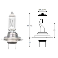Globe H7 Headlamp 12V 55W Longlife ACH7LL AcDelco For Kia Soul AM Hatchback CRDi 128 1.6LTD - D4FB
