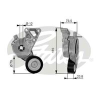 Tensioner Unit Gates 38148 For AUDI A3 TT VW Beetle Bora Caddy Golf Jetta Polo