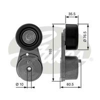 DriveAlign Tensioner Unit Gates 38378 For NISSAN NAVARA PATHFINDER