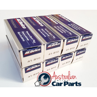Spark Plugs 8 Pack Acdelco Double Platinum 41810 for V8 5.0l Commodore Statesman Caprice Calais
