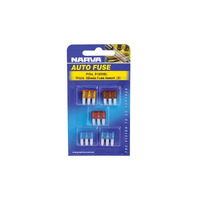 Micro 3 Blade Fuse Assort. (5) Narva 51200BL