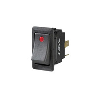 Off/On H/D Rocker Sw Red Led 1 Narva 63047BL