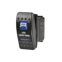 Sw Rocker Off/On Blue 12V Glbe Narva 63145BL