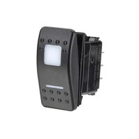 Sw Rk On/On Dpdt Rd 12/24V Led Narva 63166BL