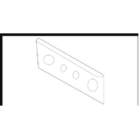 Retainer Fr License Plate 71771-56B00 for Suzuki