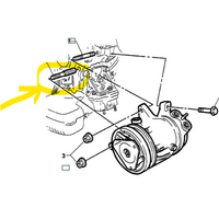 Stud - Air con Compressor 92138335 M12 x 1.75 x 20 M10 x 1.5 x 40 for GM Holden Commodore