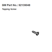 TAPPING SCREW for Holden GM 92139048