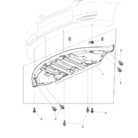 Lower front bumper splash tray suits VE SS commodore S1 2006-2010