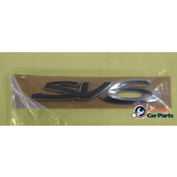 Tailgate Emblem Badge suitable for Holden Commodore VE VF SV6 Genuine Wagon & Ute New 92189637