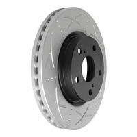 Brake Rotor Front  Ultimate Slotted & Dimpled Bendix BR2741-ULT4WD for Toyota Hilux TGN121 Ute 2.7LTP 2TR FE