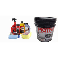 Car Wash Bucket Mothers Polish Gift Pack with Mustang Graphic 65GB17