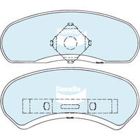 Bendix DB1032 General CT Disc Pad Set