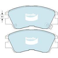 Brake Pads 4WD/SUV Front Bendix DB11134WD for Mitsubishi Express SF SG SH SJ WA Van (P23W P23V) 2.0LTP 4G63 (SOHC 16V)