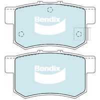 Brake Disc Pad Set Rear Bendix DB1265 GCT For HONDA Accord CR-Z Insight S2000