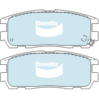 Brake Pads 4WD/SUV Bendix DB12804WD for Holden Rodeo TF Cab Chassis i 4x4 (TFS25) 3.2LTP 6VD1