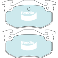 Brake Pads General CT Bendix DB1301GCT for Peugeot 206 2A C Hatchback 1.6LTP TU5JP4