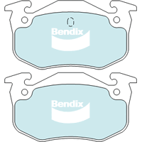 Brake Disc Pad Set  Bendix DB1301 GCT For CITROEN PEUGEOT RENAULT XSARA CLIO MEGANE