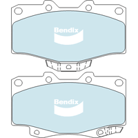 Front Disc Brake Pads TP by Bendix DB1323TP for Toyota Landcruiser Prado Hilux Surf