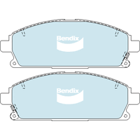 Brake Pads H/Duty Bendix DB1333HD for Nissan X-Trail T30 SUV 4x4 2.5LTP QR25DE
