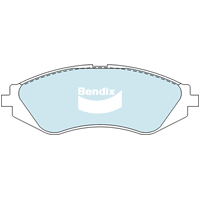 Brake Pads General CT Bendix DB1347GCT for Holden Viva JF Sedan i 1.8LTP F18D3