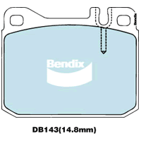 Bendix DB143 General CT Disc Pad Set