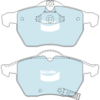 Brake Pads H/Duty Bendix DB1510HD for Holden Astra TS Convertible i 2.2LTP Z22SE
