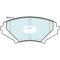 Brake Disc Pad Set  Bendix DB1513 GCT For MAZDA RX-8 SE17