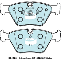 Brake Disc Pad Set  Bendix DB1522 Ult For BMW 3 5 X3 MG ZS