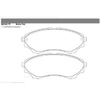 Front Brake Pads DB1681TP